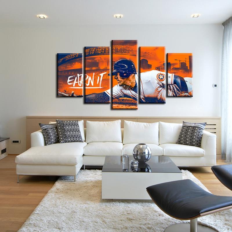 Houston Astros Earn It Canvas