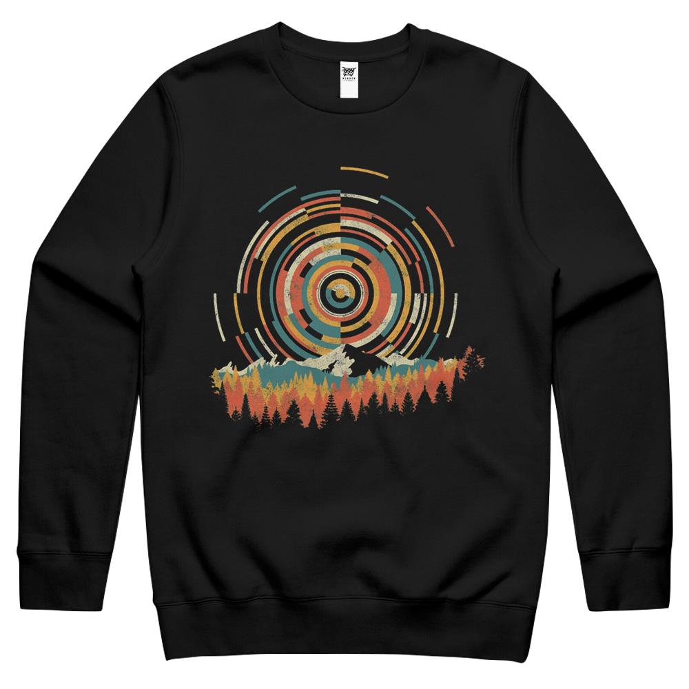 The Geometry Of Sunrise Crewneck Sweatshirt