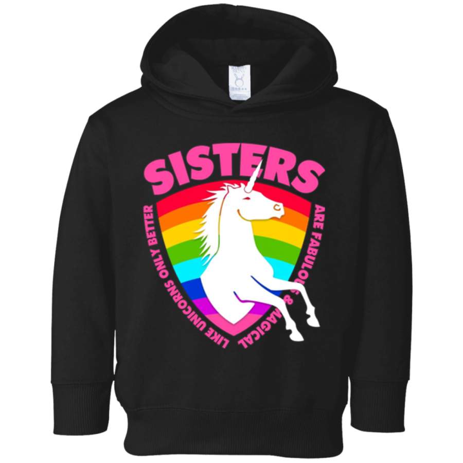 Unicorn Sister T-Shirt Big Middle Little Animal Best Friend