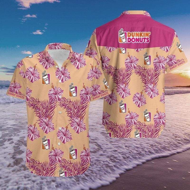 Hawaii Aloha Shirts Dunkin Donuts Ha88522