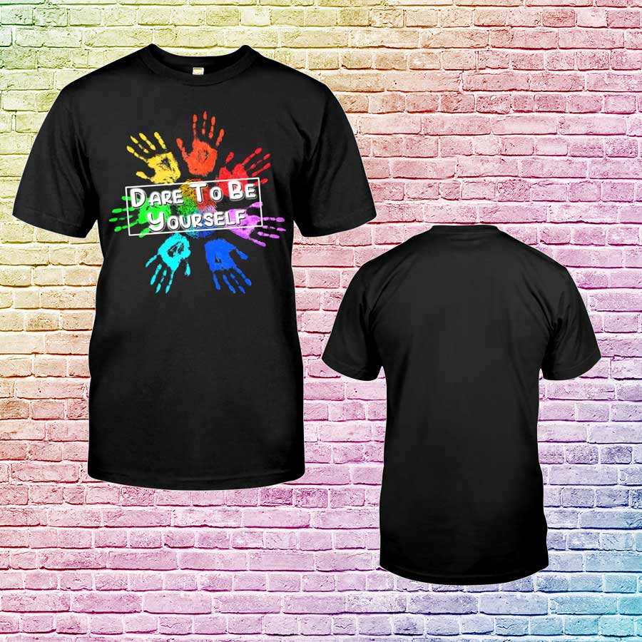 Pride Shirt, Gay Birthday Gifts, Lesbian Shirts, Dare To Be Yourself, Pride T Shirt