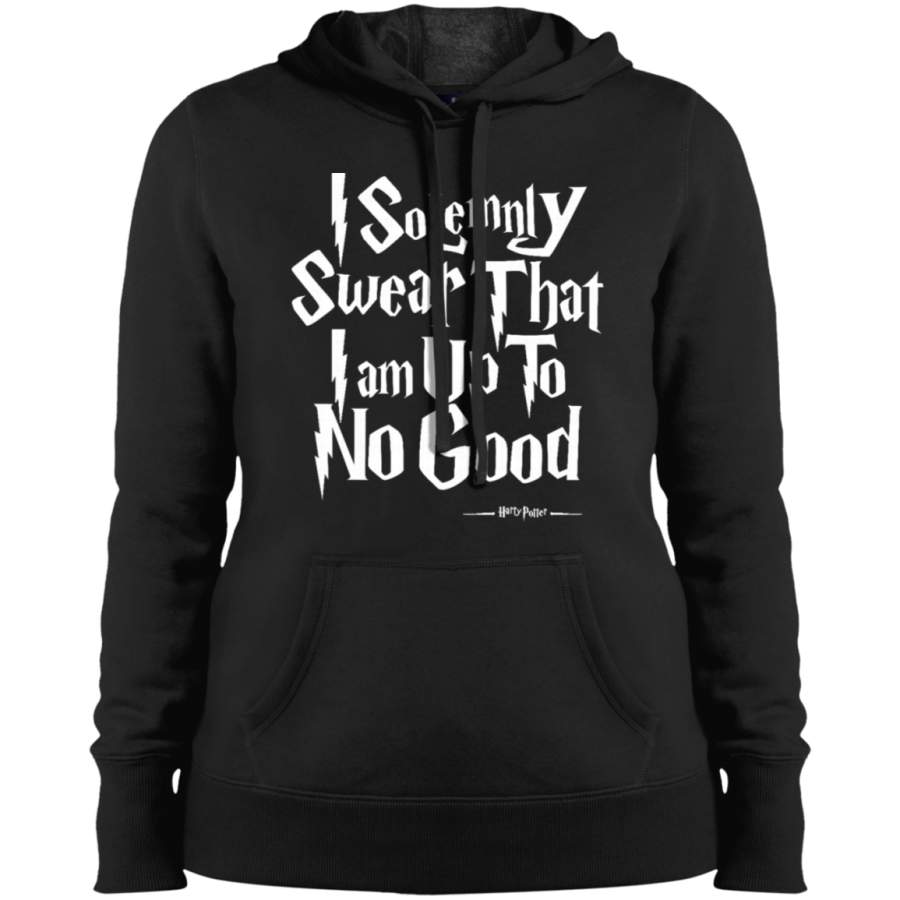 AGR I Solemnly Swear I am Up to No Good Ladies’ Pullover Hooded Sweatshirt