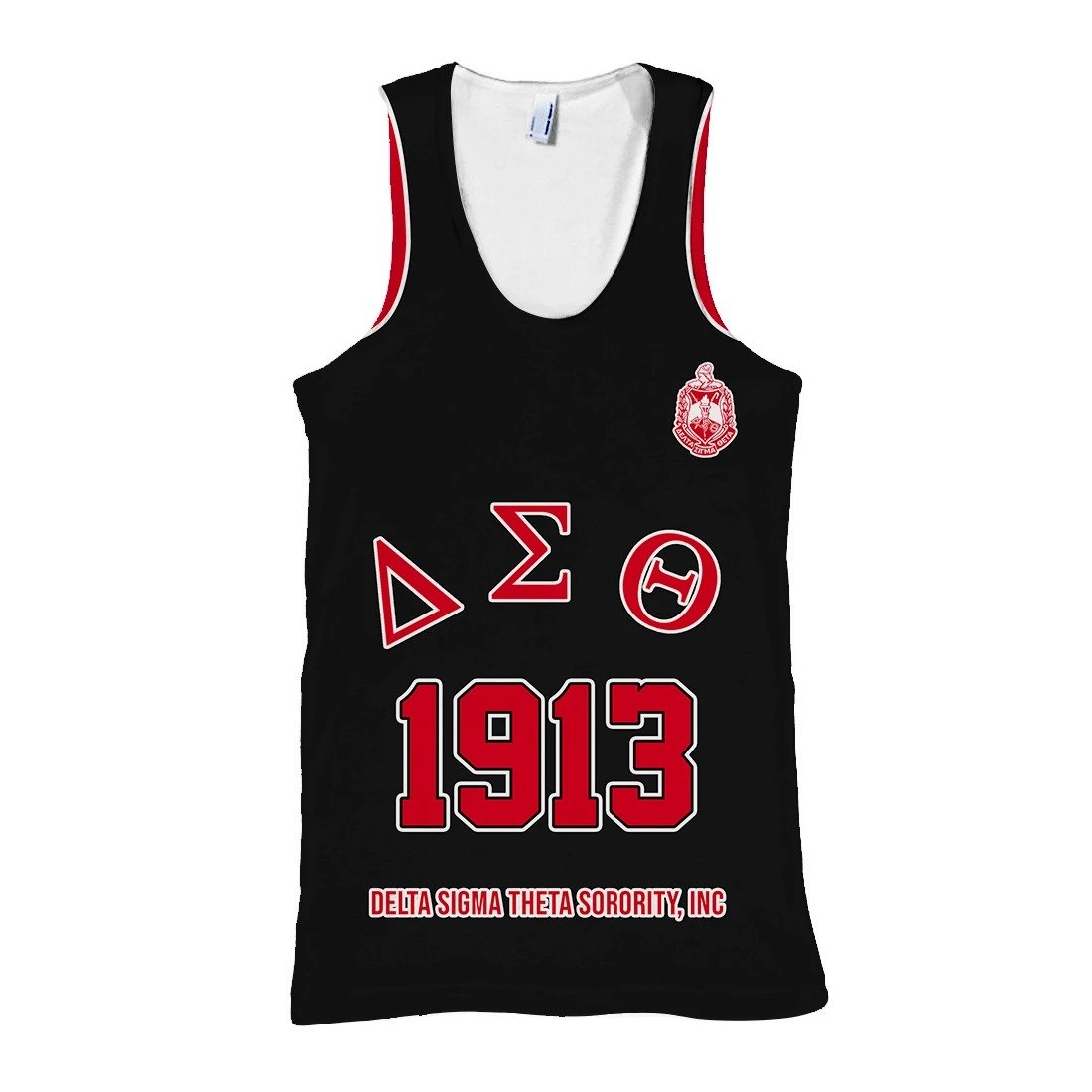 Wonderprint Tank Top Delta Sigma Theta Hollow Tank Top