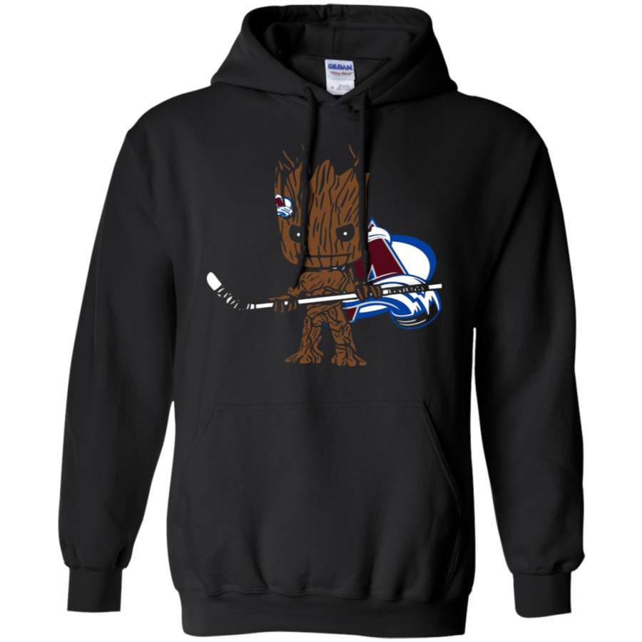 AGR Groot I Am Ice Hockey Player Team Colorado Avalanche Hoodie