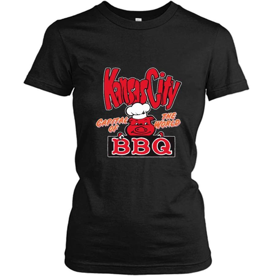 Kansas City Capital Of The World BBQ B – Gildan Women Shirt