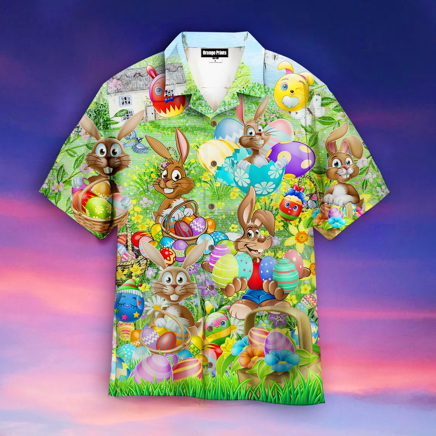 Bunny Enjoy Easter Day Hawaiian Shirt