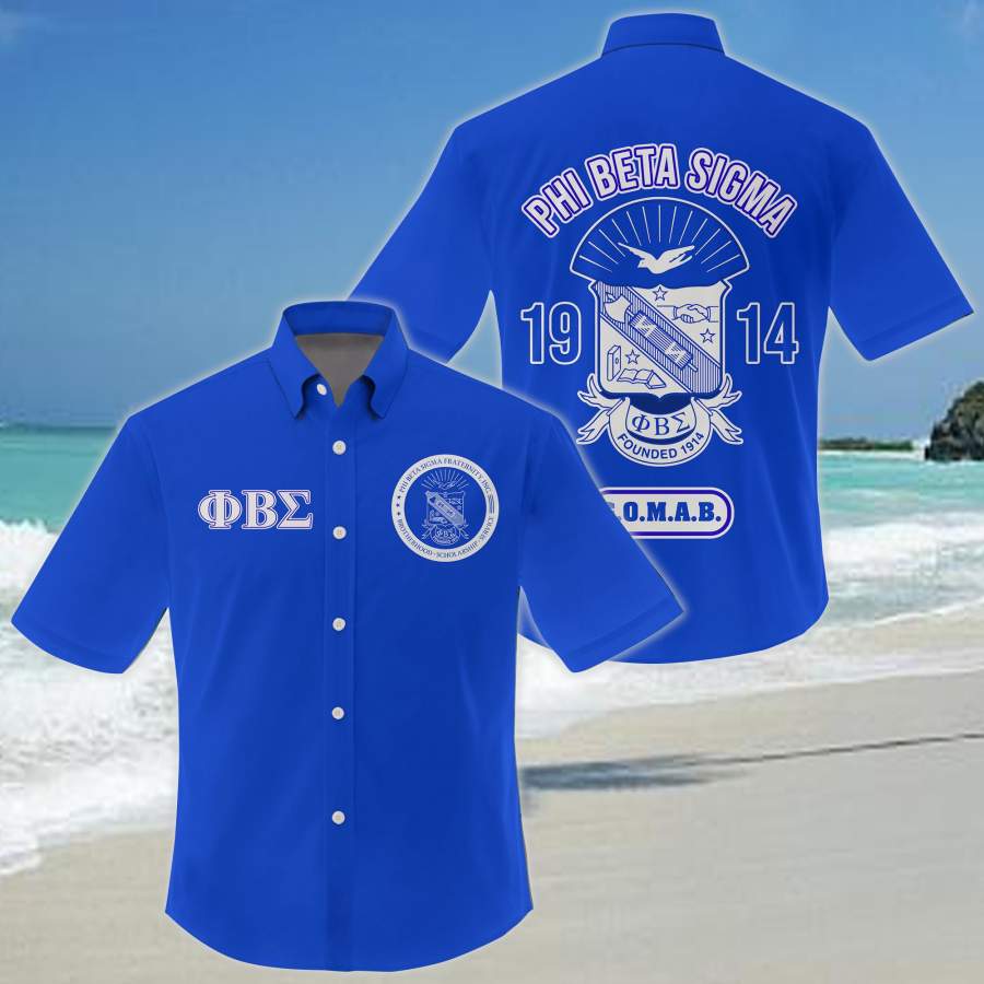 Phi Beta Sigma Hawaiian Shirt