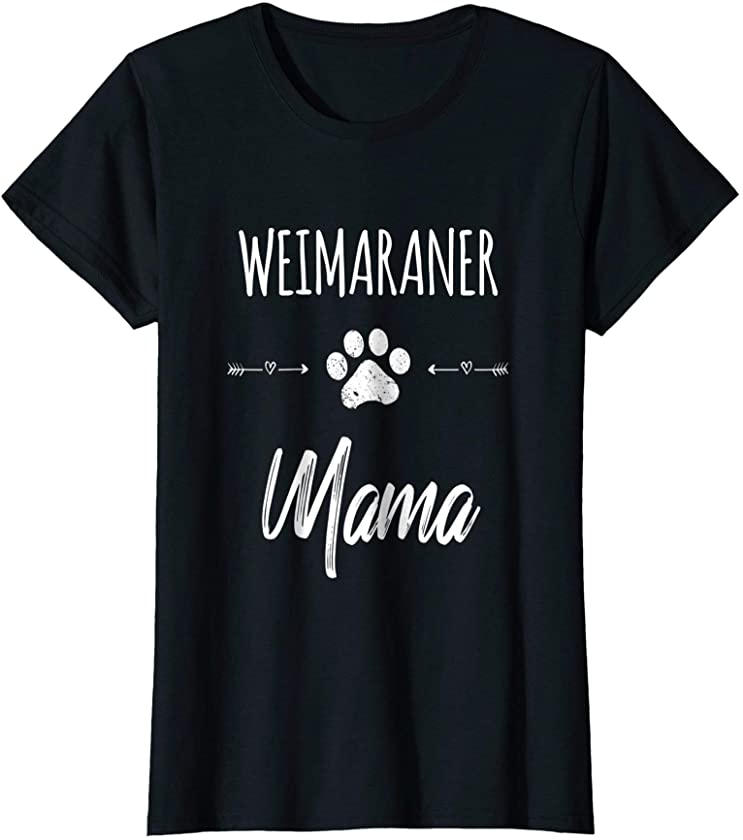 Cute Dog Mom Mama Weimaraner Love Pet Puppy Gift T-shirt