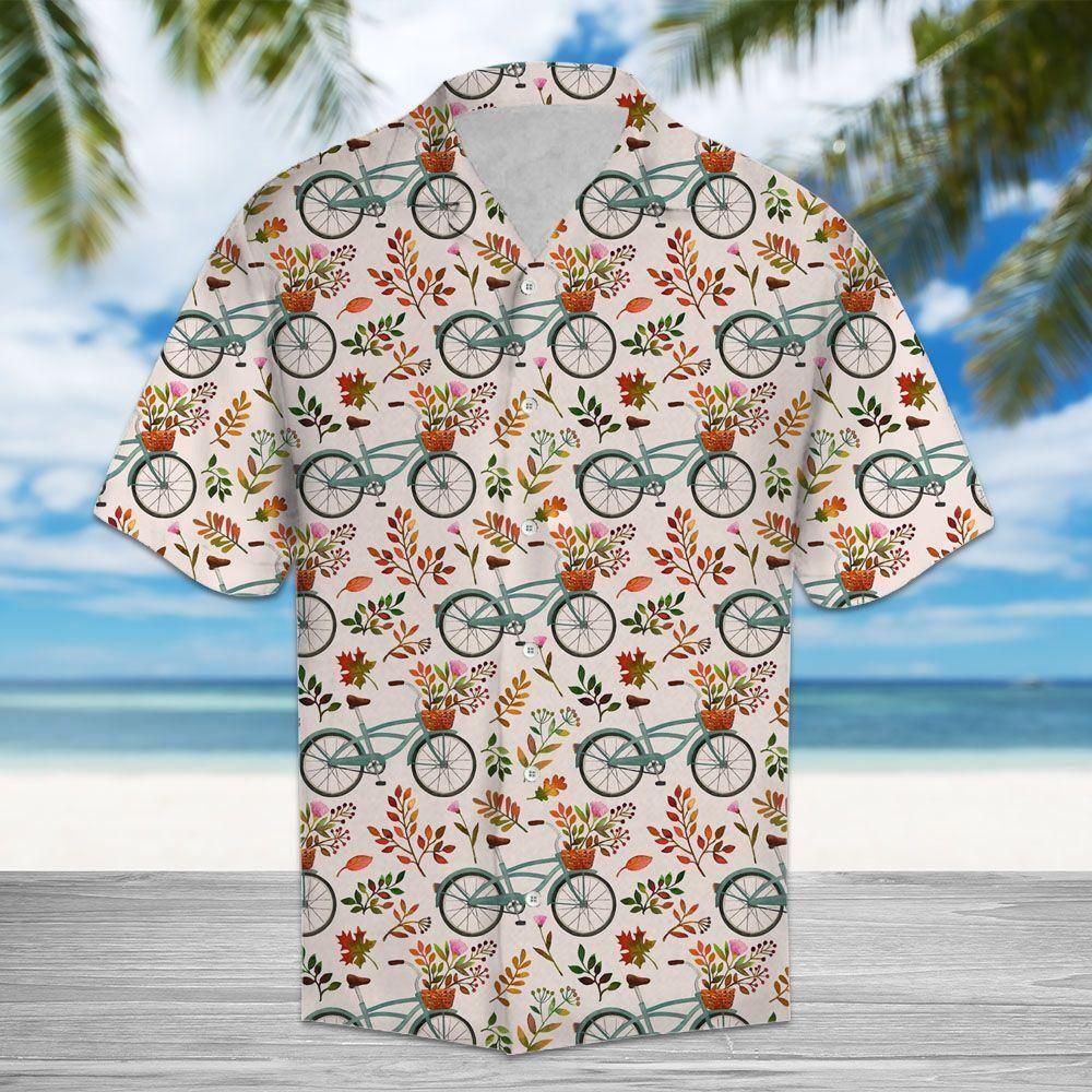 Autumn Bike Aloha Hawaii Shirt Colorful Short Sleeve Summer Beach Casual For Men And Women Ha24081