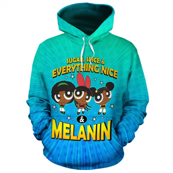 The Powerpuff Girls Melanin Hoodie Hg