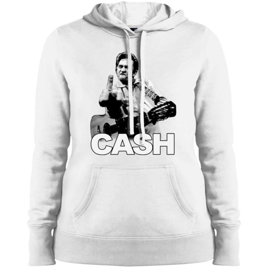 Zion Rootswear Johnny Cash Middle Finger Ladies Pullover Hoodie