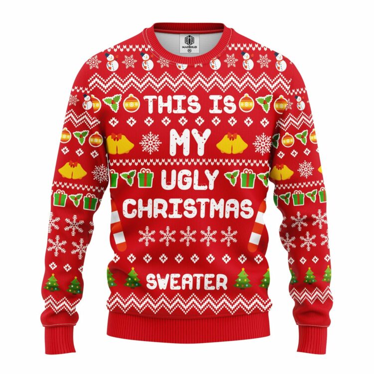 This Is My Ugly Christmas Sweater Amazing Gift Idea Ugly Christmas Sweater