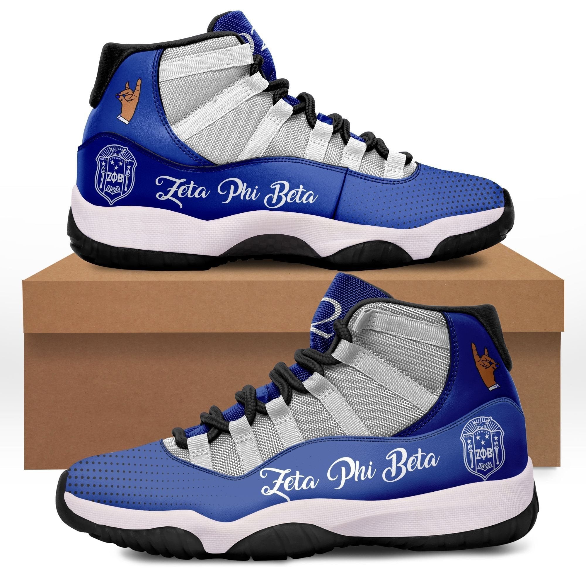 Sorority Footwear – Zeta Phi Beta Sneakers J11