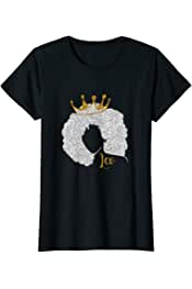 Womens Leo Queen Birthday July 23 to August 22 Melanin Zodiac T-Shirt