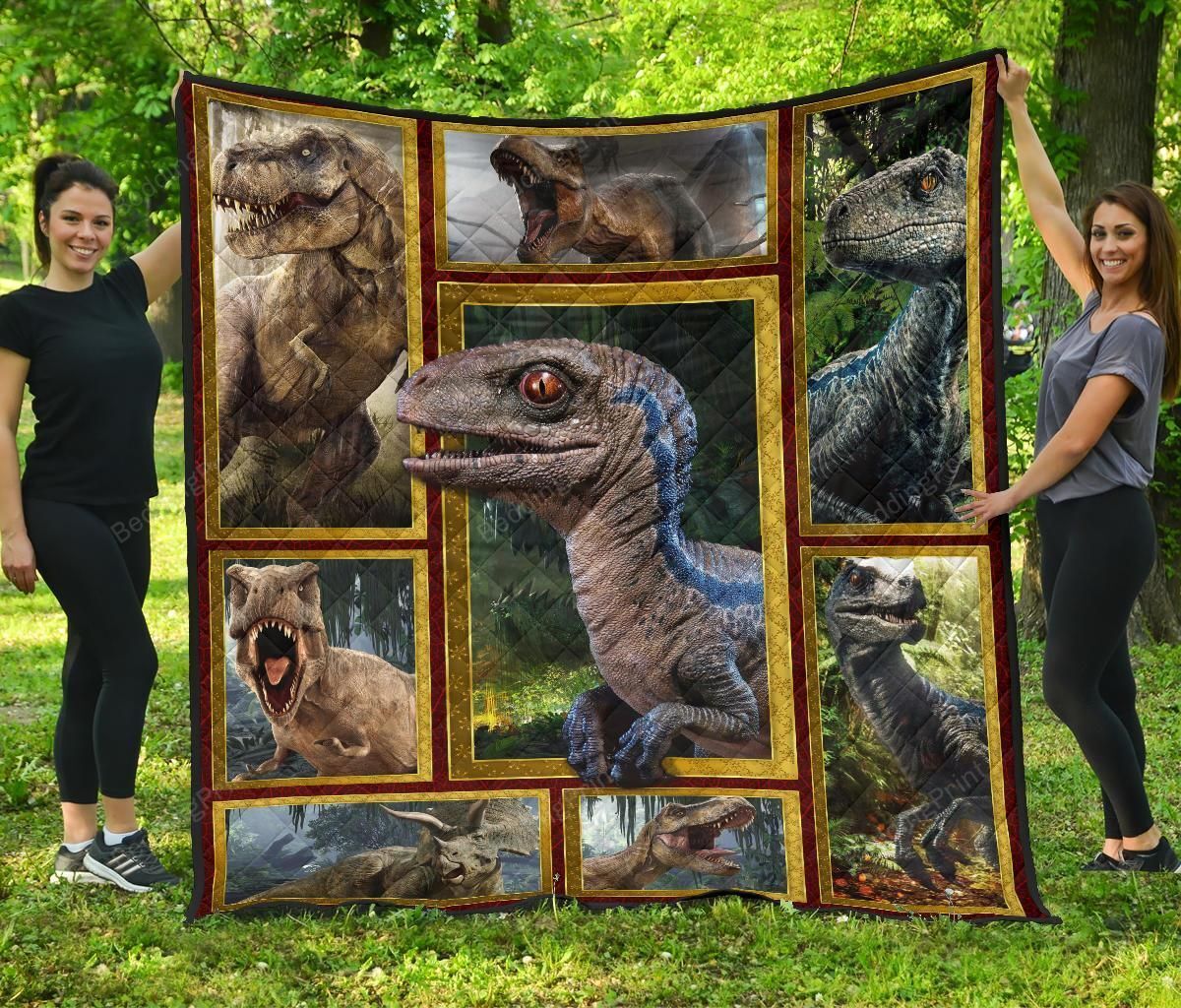 Wonderfull Dinosaur Quilt Blanket