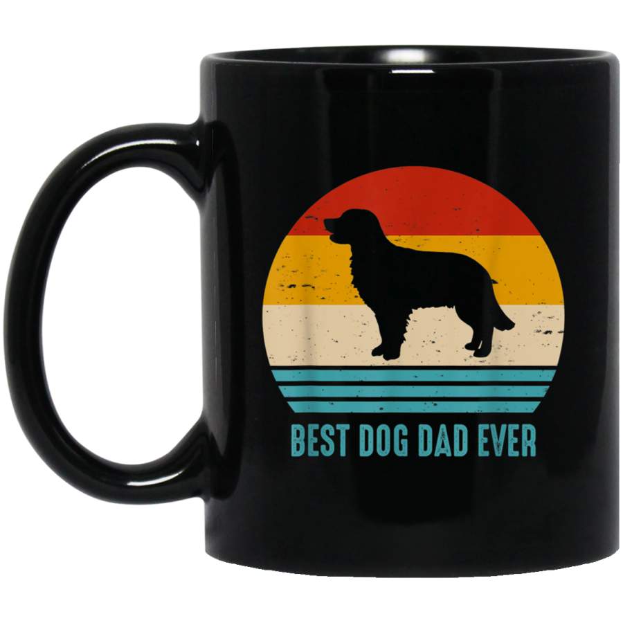 Vintage Best Dog Dad Ever Golden Retriever Dad Mug