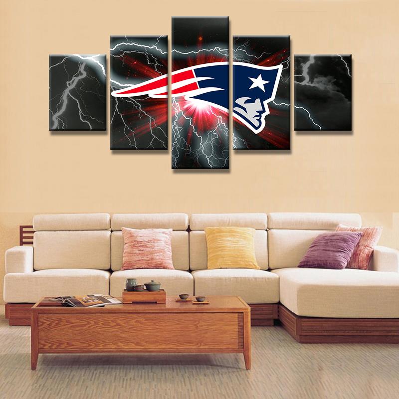 Hot New England Patriots Canvas Wall Art For Living Room Wall Decor 5234