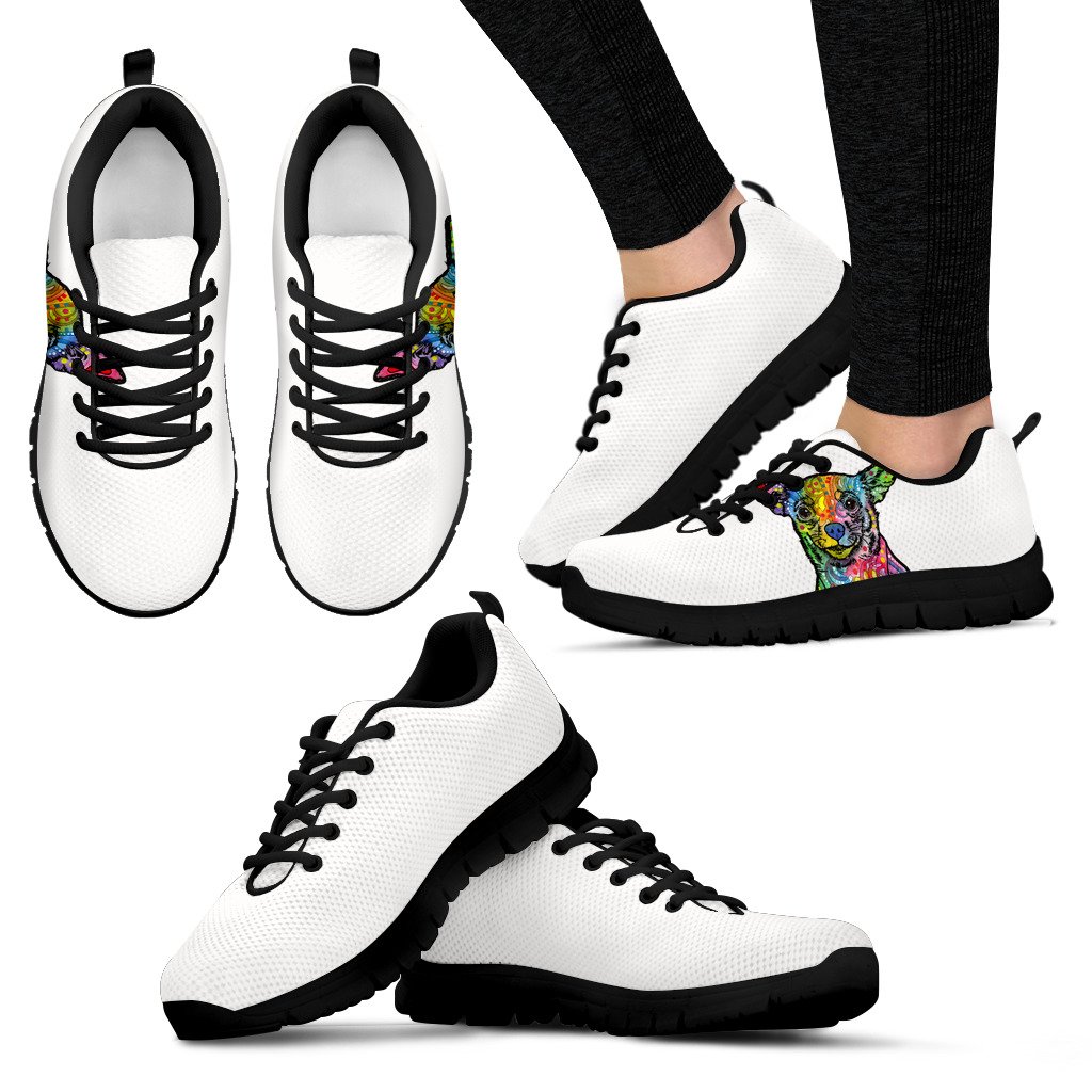 Chihuahua Design Women’s Sneakers – Dean Russo Art