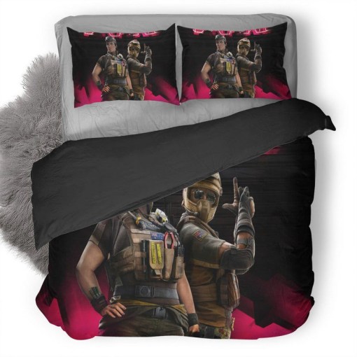 Tom Clancy S Rainbow Six Siege 6 Duvet Cover Pillowcase Home Decor 3D Bedding Set