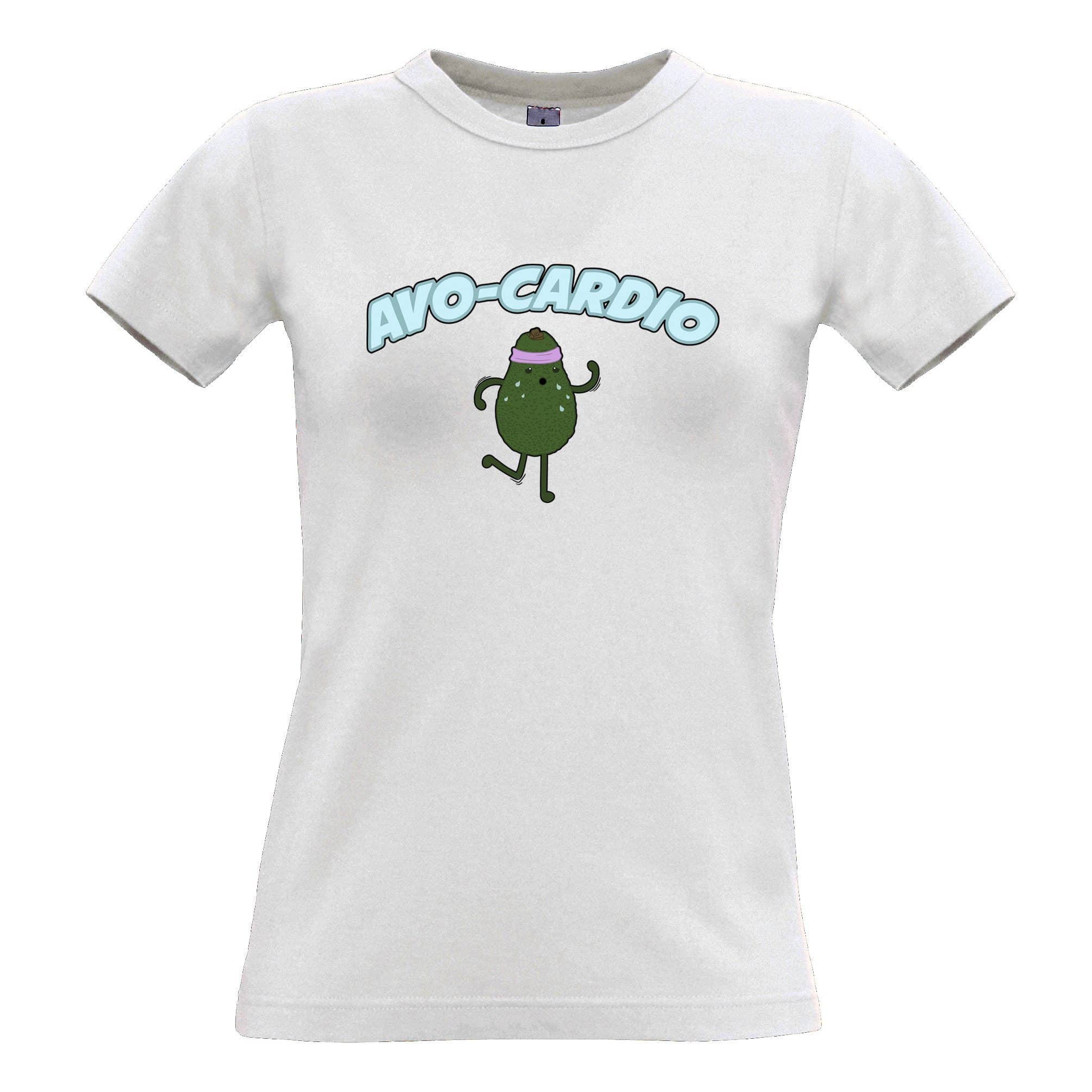 Avo-Cardio Workout Womens T Shirt