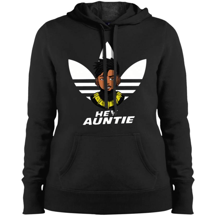 AGR hey auntie Killmonger Ladies’ Pullover Hooded Sweatshirt