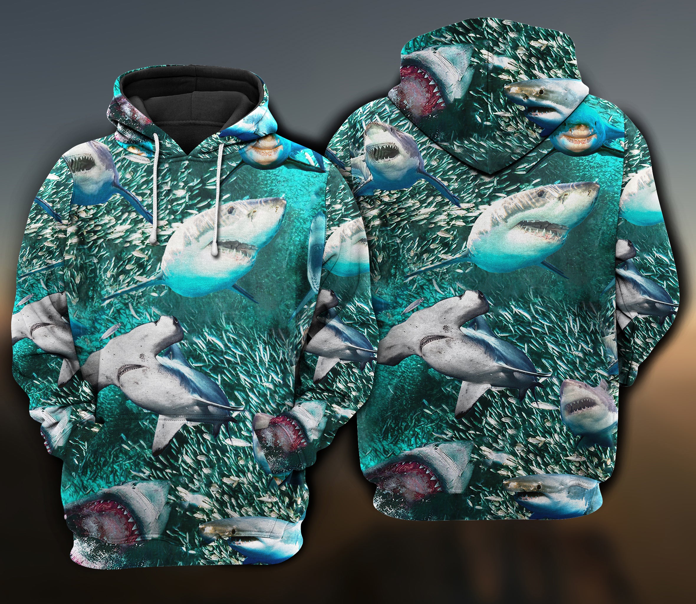 Shark In A World Full Of Fish Be A Shark – Hoodie – Hood01Duc161221