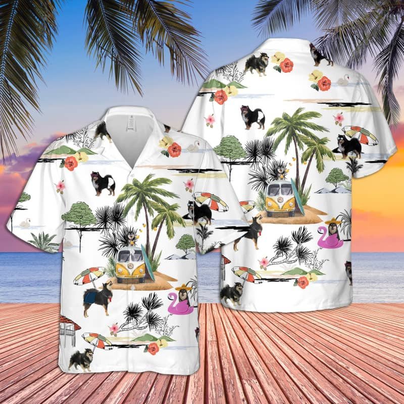 Felacia Unisex Finnish Lapphund Beach Hawaii Shirt Ha93947