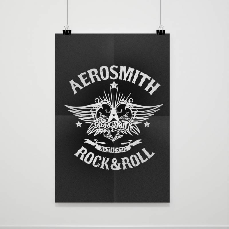 Aerosmith Authentic Rock And Roll Poster