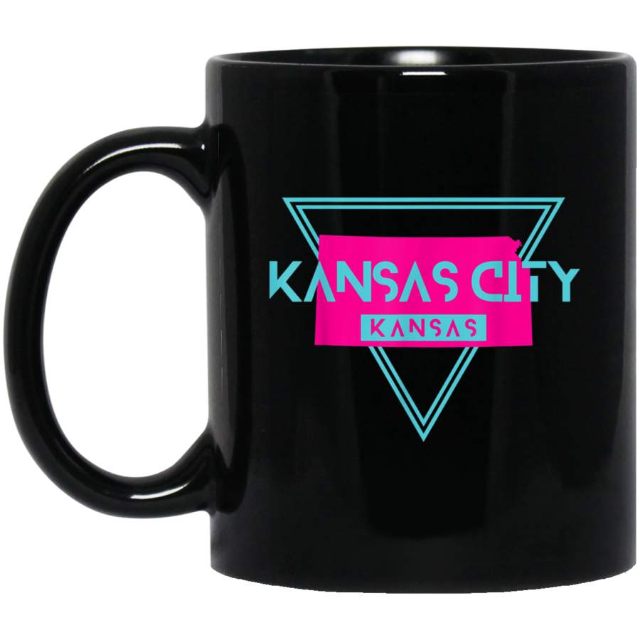 Kansas City Kansas Souvenirs Vintage Triangle KS Mug