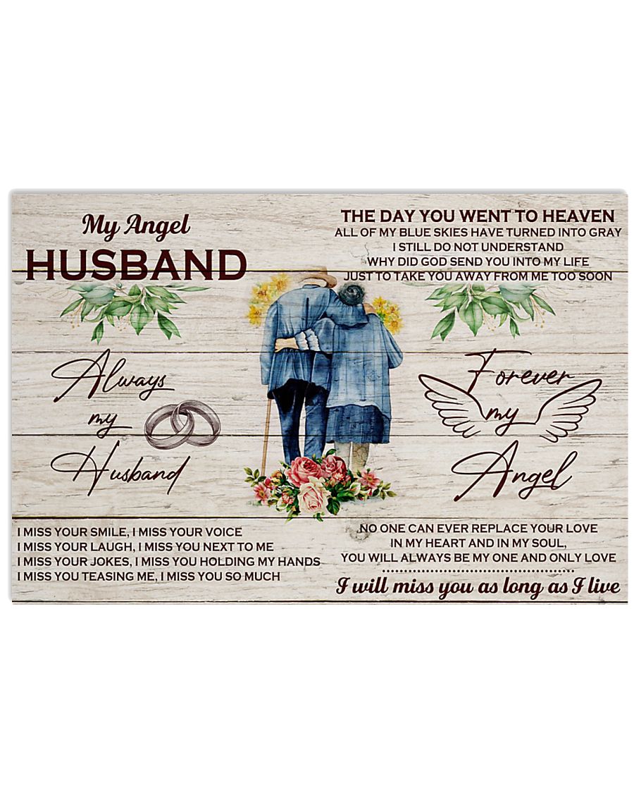 Rings Will Miss You As Long As I Live – To Husband Horizontal Canvas And Poster | Gift For Husband – Valentine Gift