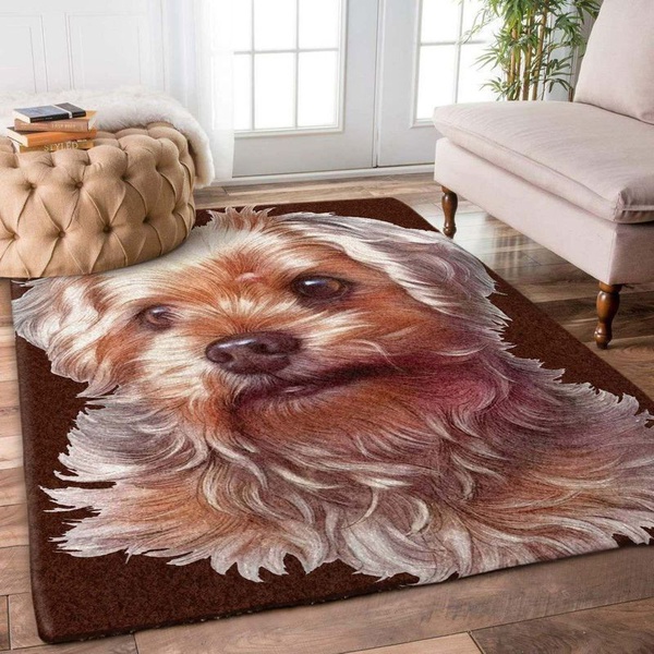 Yorkshire Terrier 3 Area Rug Living Room Rug Home Decor Floor Decor VH3