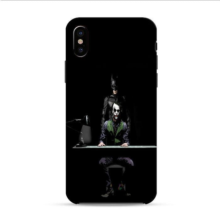 The Dark Knight Joker And Batman Iphone Xr 3D Case | Black