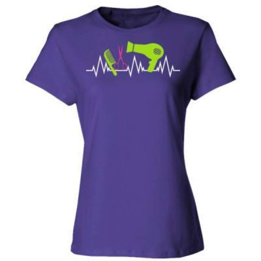 AGR Hairstylist Heartbeat – Ladies’ Cotton T-Shirt