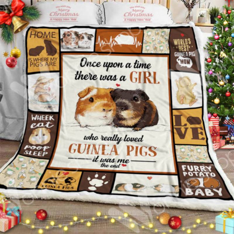 Guinea Pig Sherpa Blanket NOV1502 85O34