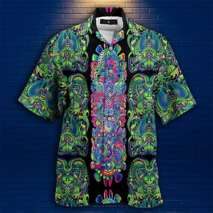 Amazing Hippie Goa Unique Art Hawaiian Shirt | Unisex | Adult | Hw3758