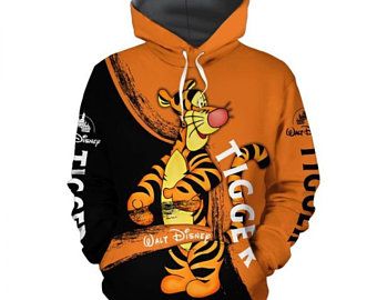 Tigger 3D Printed Hoodie Gifts For Friends, Gifts For Family, Fans Gifts, Fathers Day Gift, Mothers Day Gift, Daughters Gift 3D All Over Print best gift personalized