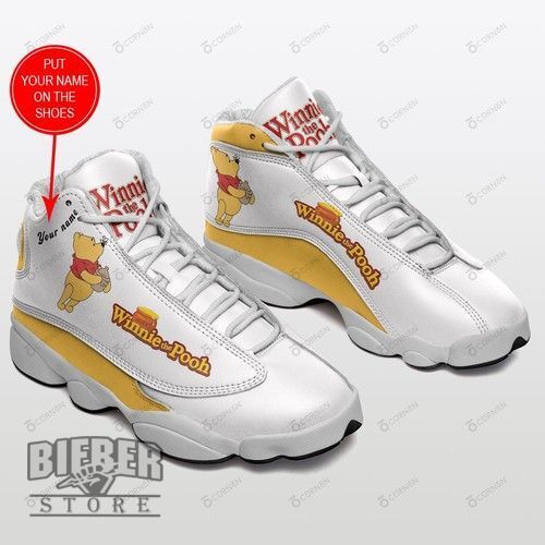 Winnie The Pooh Personalized Air JD13 Shoes 004