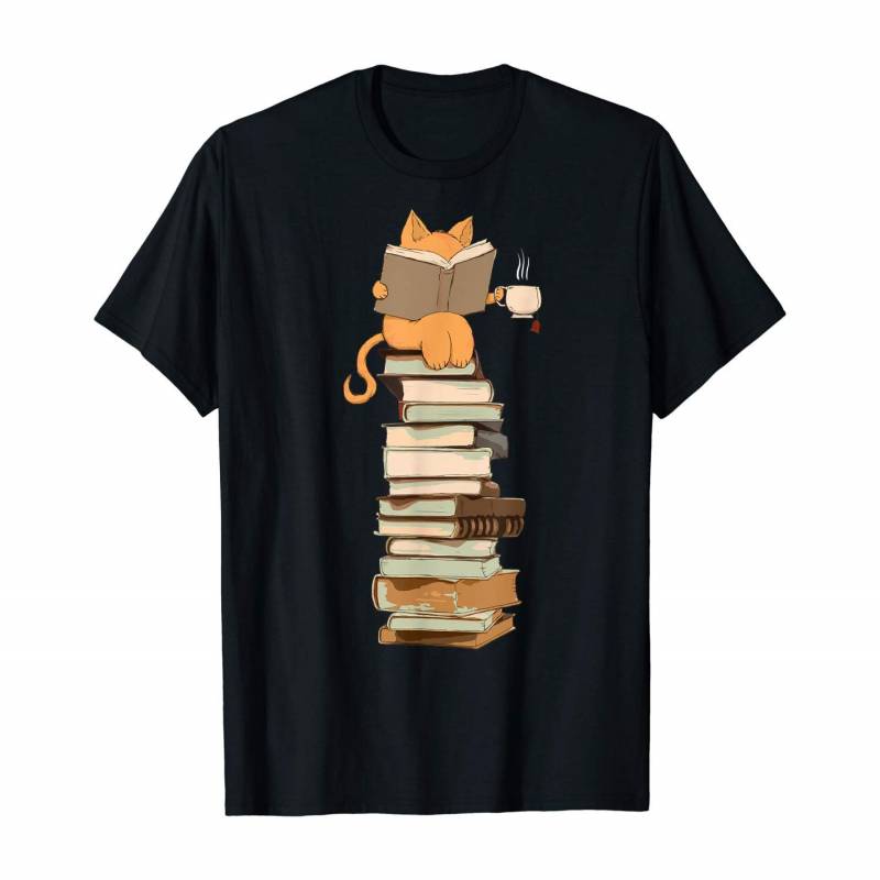 Kittens, Cats, Tea And Books Gift T Shirt T-shirt