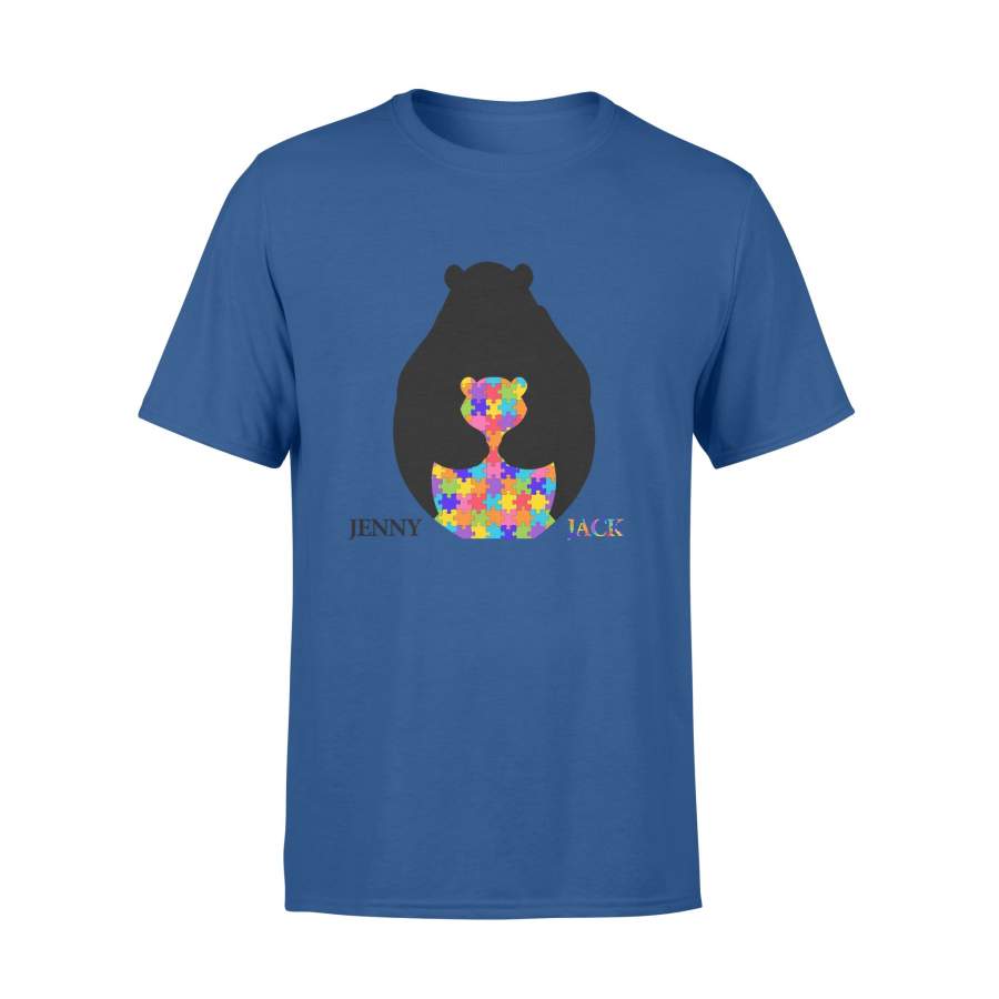 Personalized Awareness Mama Bear Jenny Jack – Standard T-shirt