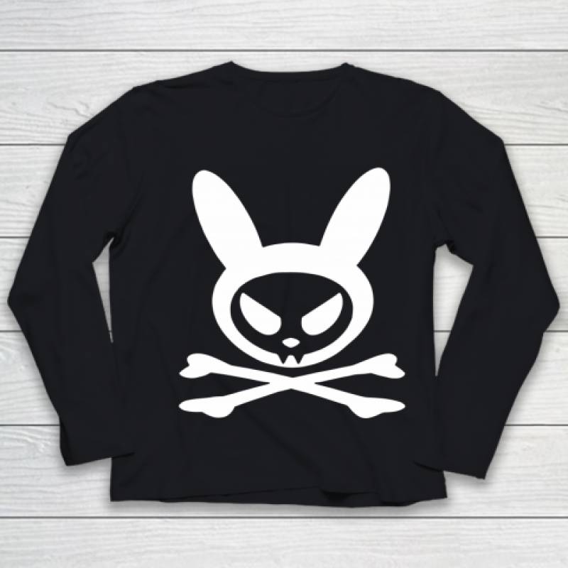 Bad Bunny Horror Rabbit Youth Long Sleeve