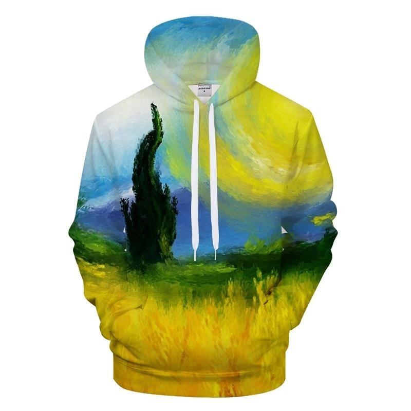 Field Painting Hoodie