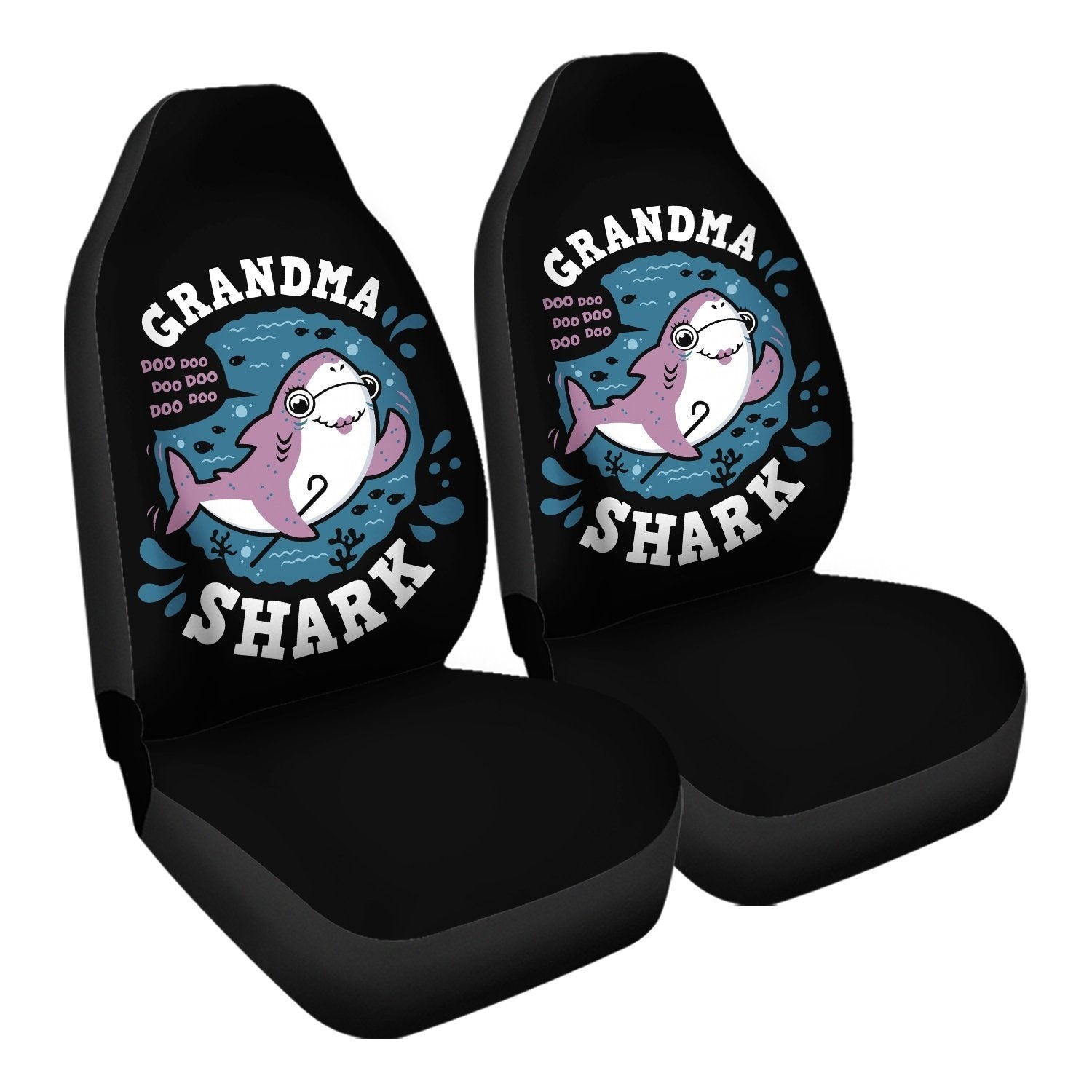 Shark Family Grandma Car Seat Covers