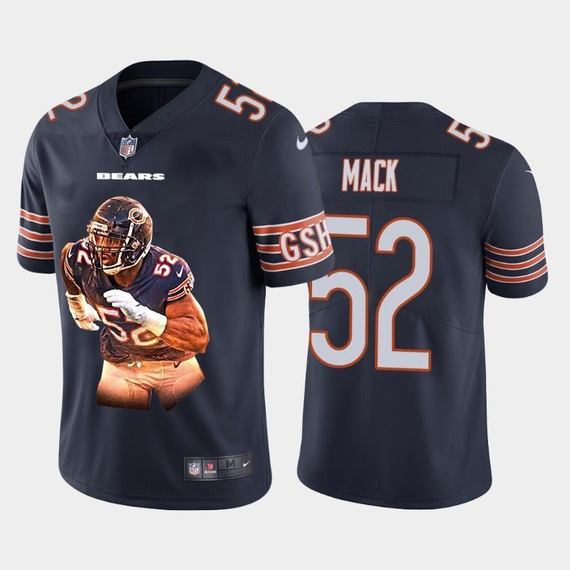 Chicago Bears Khalil Mack #52 NFL 2020 Grey Jersey