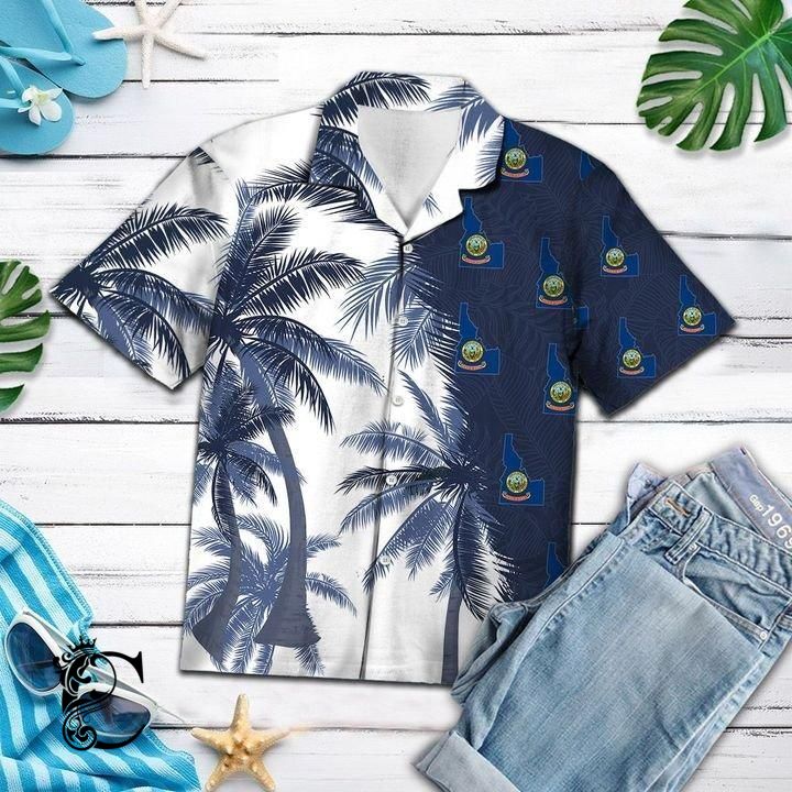 Beach Shirt Order Indaho Hawaiian Shirt- Chillicothemall