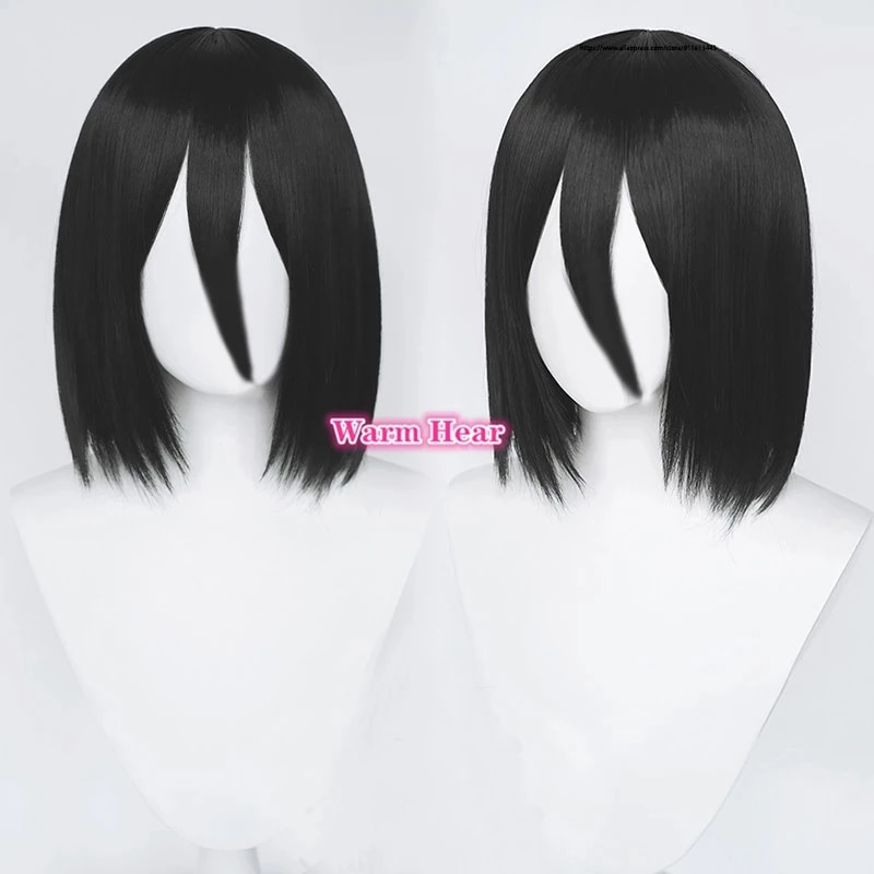 Bungo Stray Dogs Fyodor D Dostoevsky Short Black Cosplay Wigs Hair Heat Resistant Hair Cosplay Costume Wig + Free Wig Cap alx