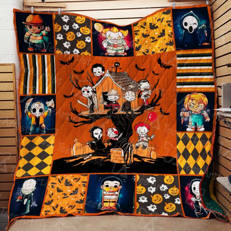 Horror halloween Quilt Blanket 01731