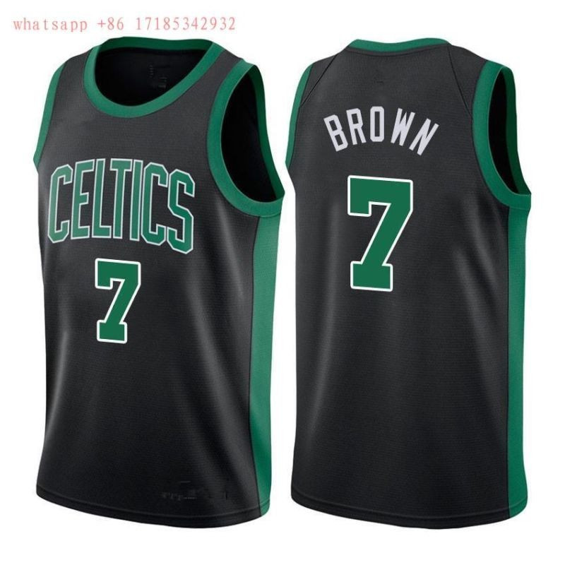 Boston Celtics Jaylen Brown #7 2020 NBA New Arrival Black Jersey