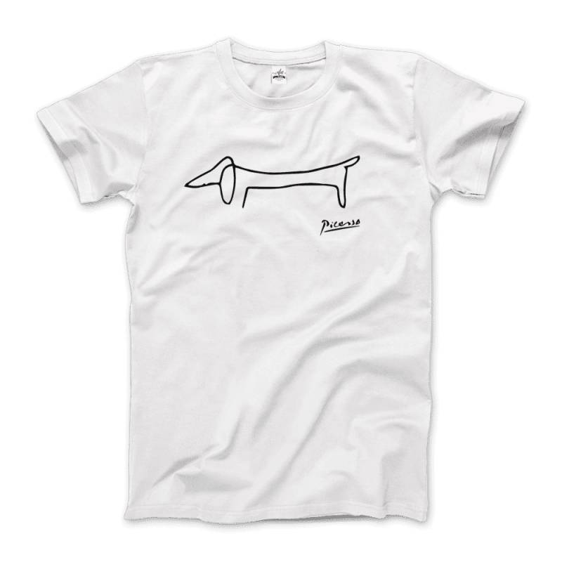 Pablo Picasso Dachshund Dog (Lump) Artwork T-Shirt