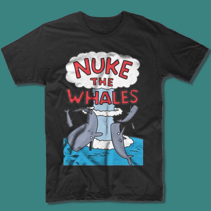 Nuke The Whales Shark Men’S T Shirt