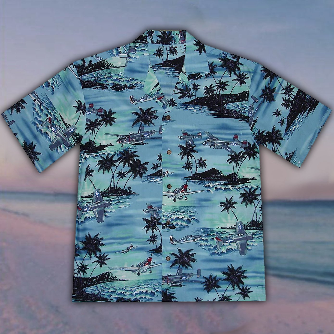 Military Hawaii Shirt World War 2 Air Force Aloha Tropical Day Gift Ha75784